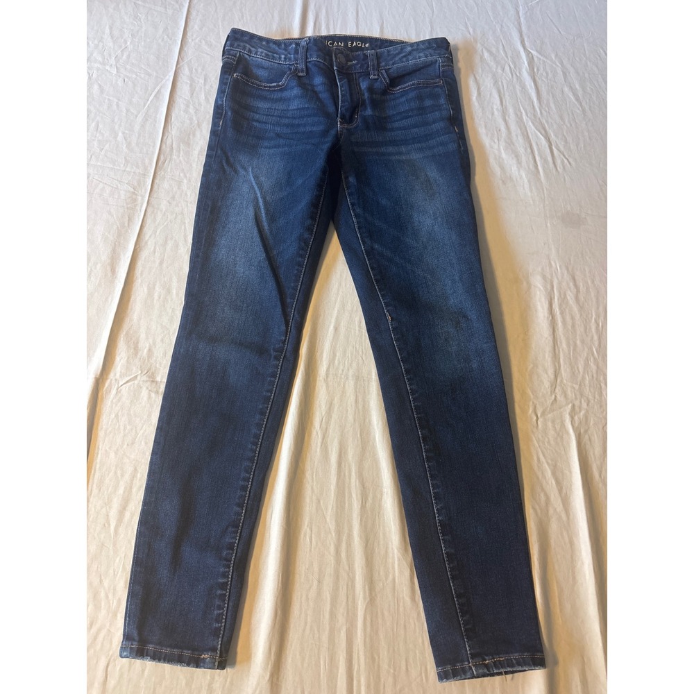 American Eagle Skinny Jeans Womens 6 Dark Wash Next Level Stretch